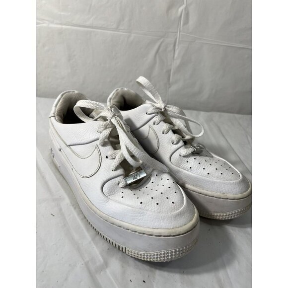 Nike Air Force 1 Sage Low 'Triple White' AR5339-100 Size 6 - Picture 11 of 14